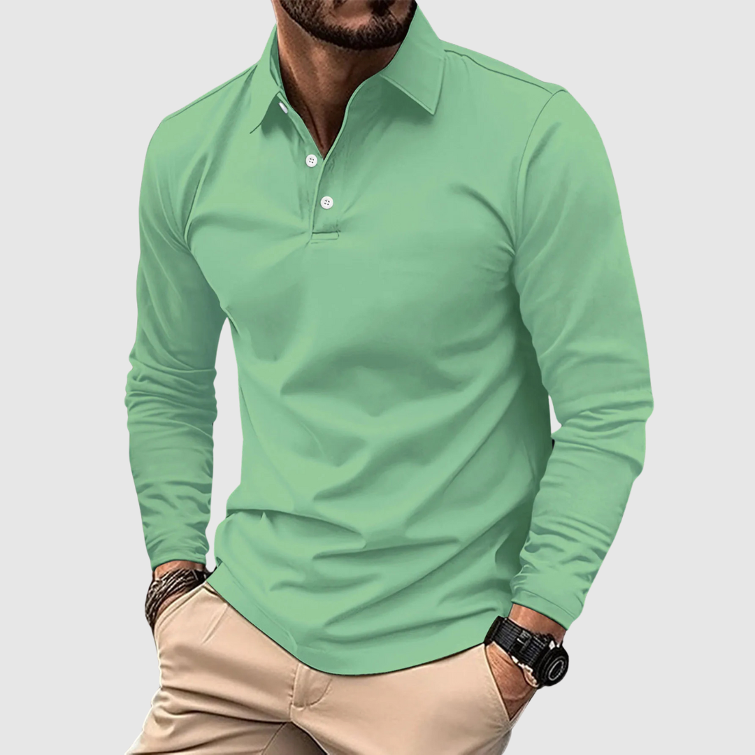 Roberto™ | Pánské Polo s Dlouhým Rukávem