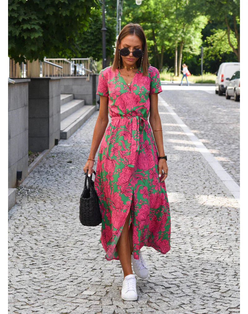 Eva | Elegantní Zavinovací Šaty s Výstřihem do V