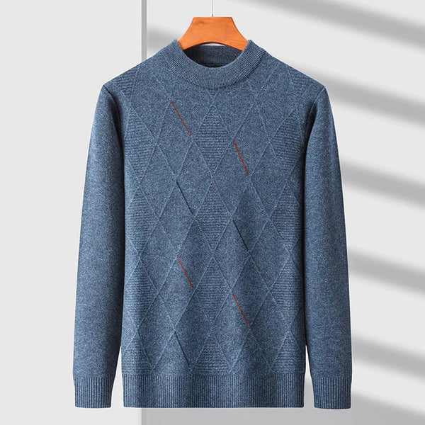 Wesley - Svetřík S Dlouhým Rukávem Kulatý Výstřih Vzorovaný Design