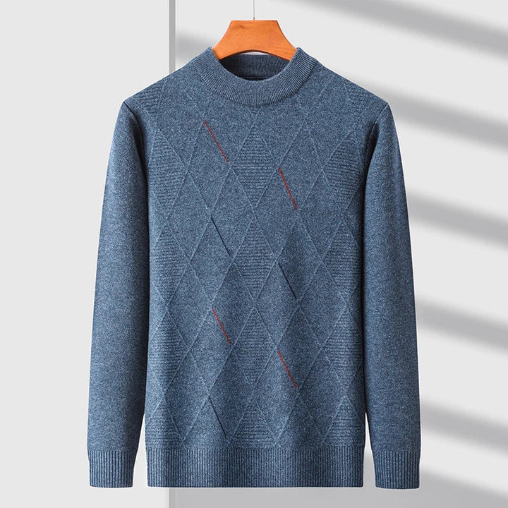 Wesley - Svetřík S Dlouhým Rukávem Kulatý Výstřih Vzorovaný Design