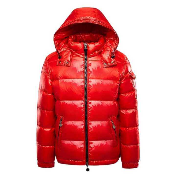 Colton - Krátká Zimní Bunda S Kapucí Prošívaný Design