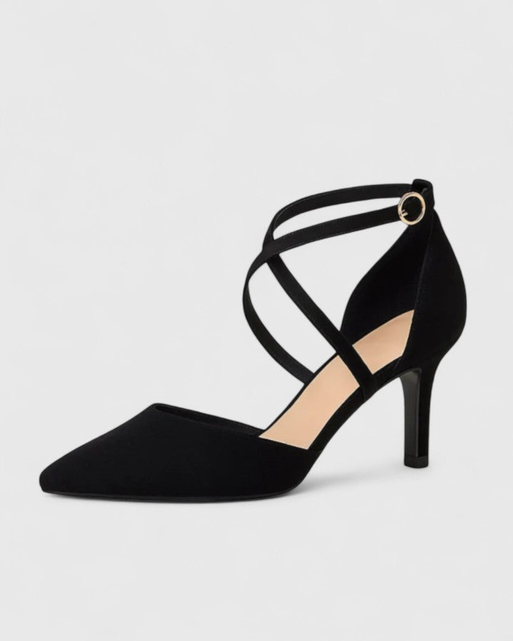 Blair - Lodičky Na Podpätku S Remienkom Špicatá Špička Elegantní Design