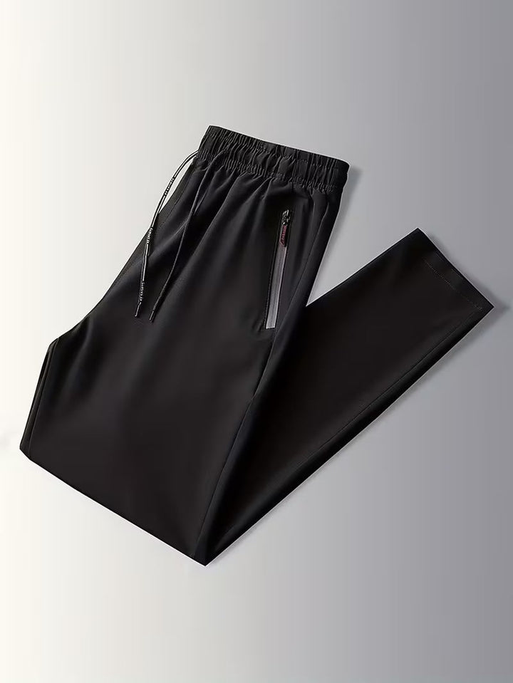 Blake - Pánské Kalhoty Rovný Střih Elastický Pas Jednoduchý Design
