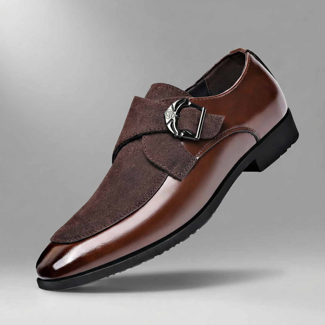 Brenton - Elegantní Boty Přezka Slip-On Klasický Design