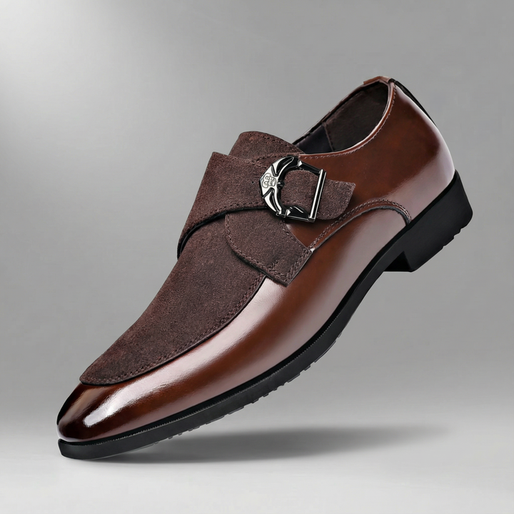 Brenton - Elegantní Boty Přezka Slip-On Klasický Design