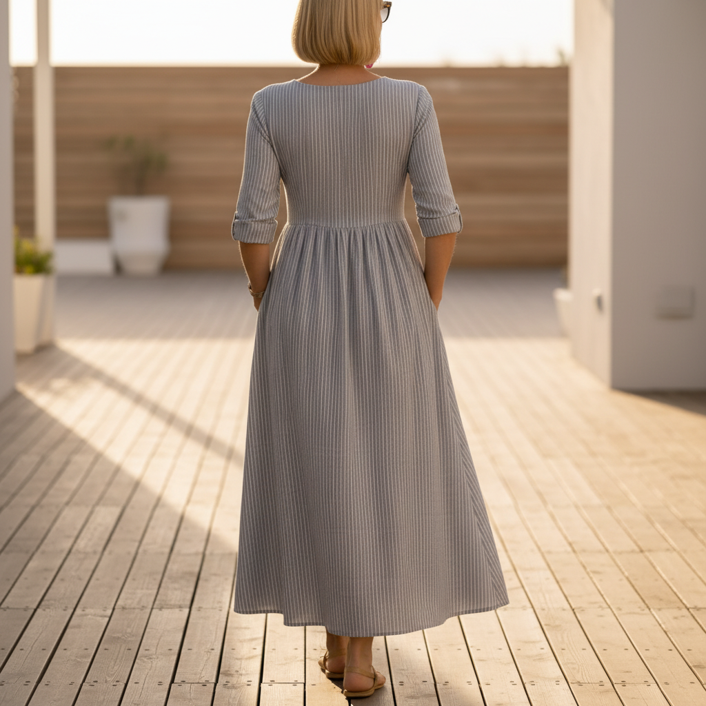 Cleomarie™ – Elegantní Midi Šaty