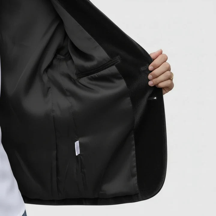 Bellina™ – Sako na knoflík dlouhý rukáv
