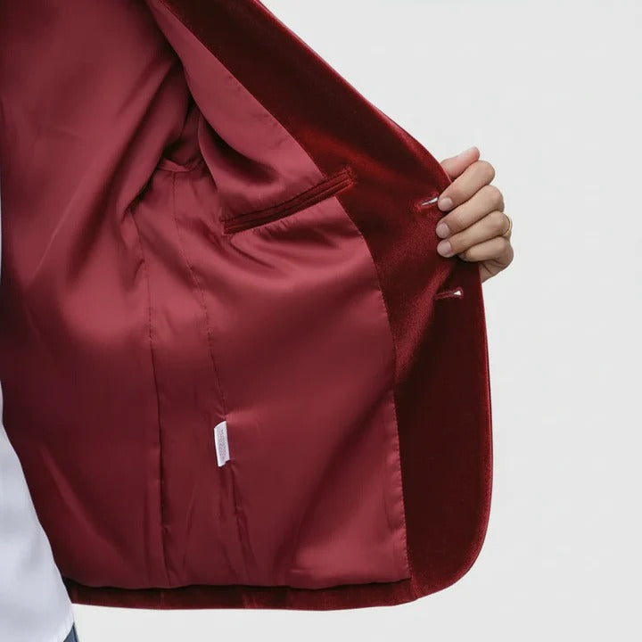Bellina™ – Sako na knoflík dlouhý rukáv