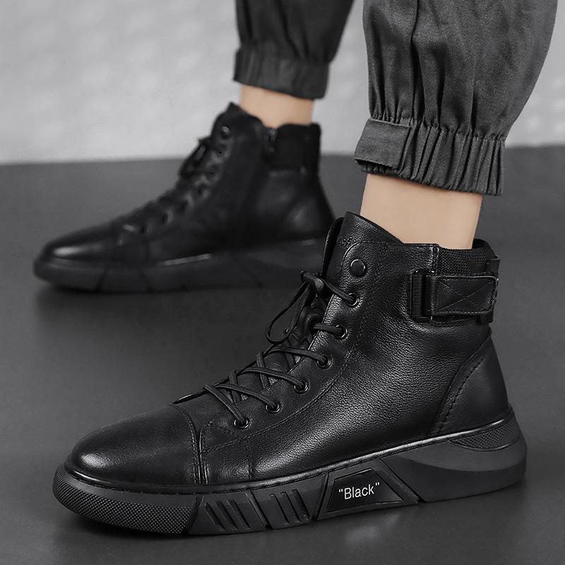 Gavin - Vysoké Boty Šněrovací Městský Styl