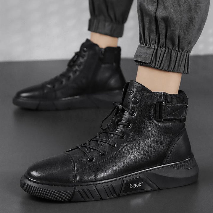 Gavin - Vysoké Boty Šněrovací Městský Styl