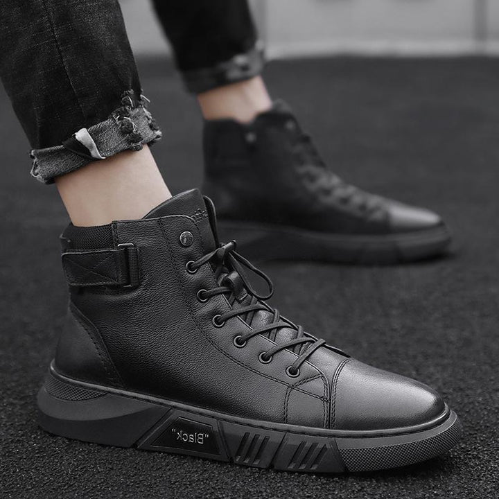 Gavin - Vysoké Boty Šněrovací Městský Styl