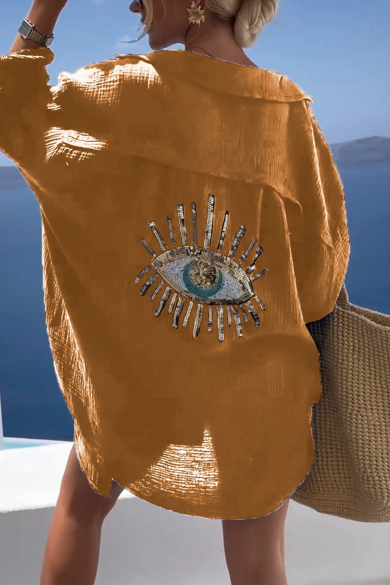 Evi | Casual košile s all-seeing okem