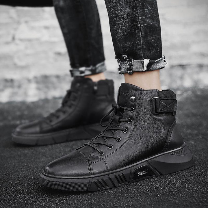Gavin - Vysoké Boty Šněrovací Městský Styl