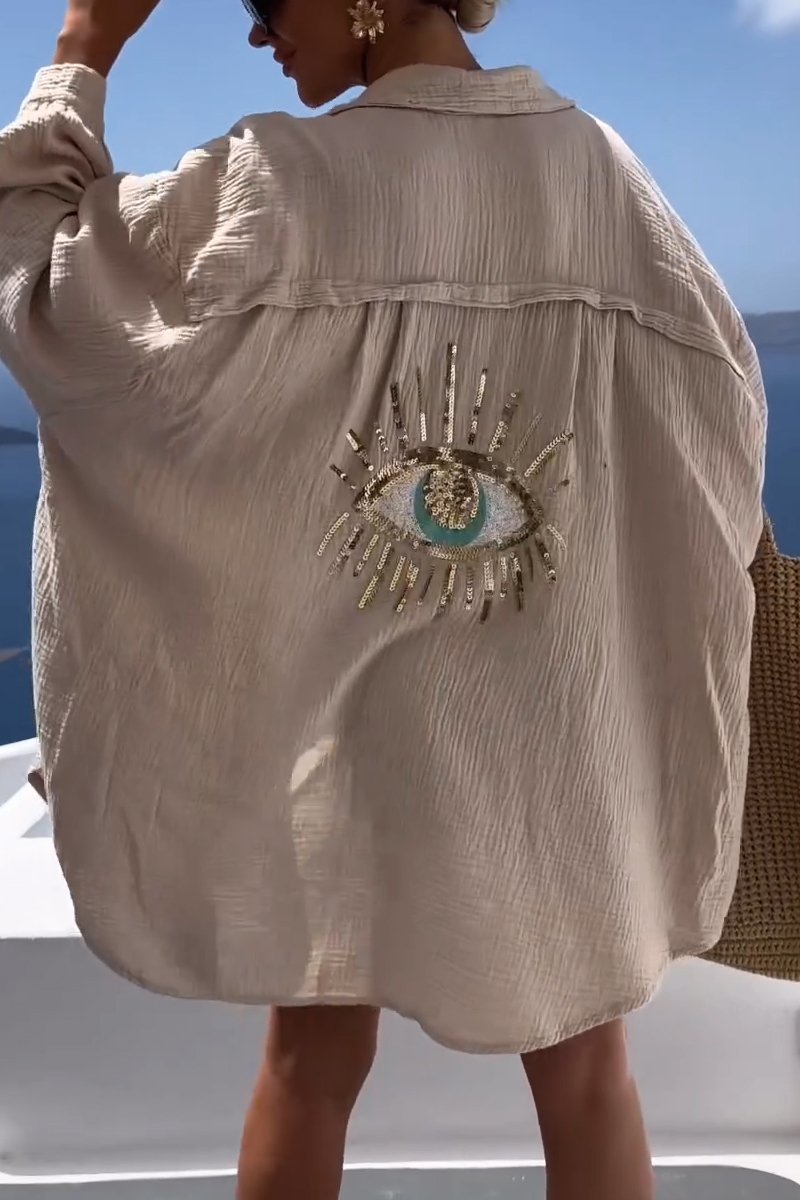 Evi | Casual košile s all-seeing okem
