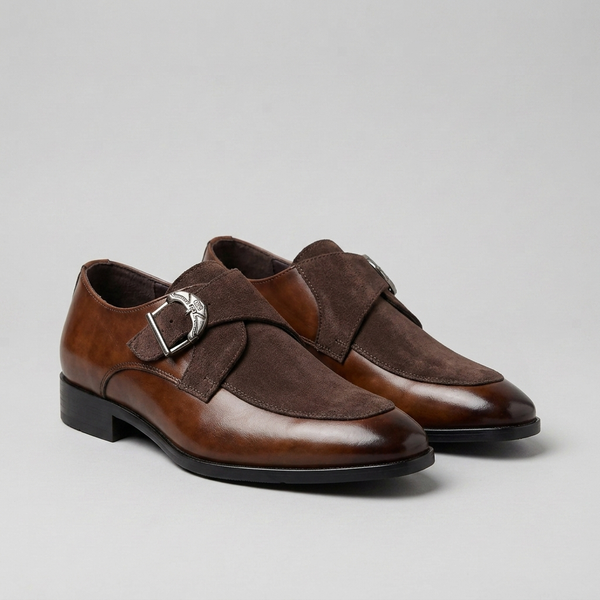 Brenton - Elegantní Boty Přezka Slip-On Klasický Design